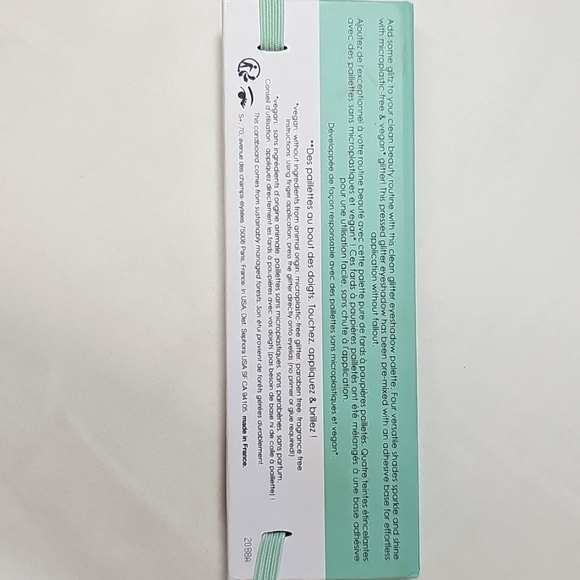 Sephora SClean pressed-glitter, vegan eyeshadow palette, New - Picture 4 of 5